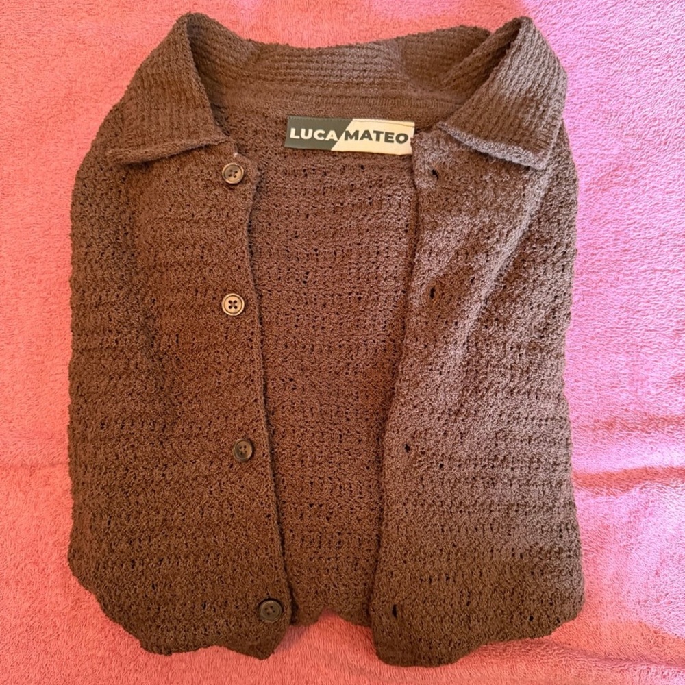 Brown Men’s Sweater short sleeve